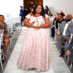 Rose Gold Bridesmaid Dress